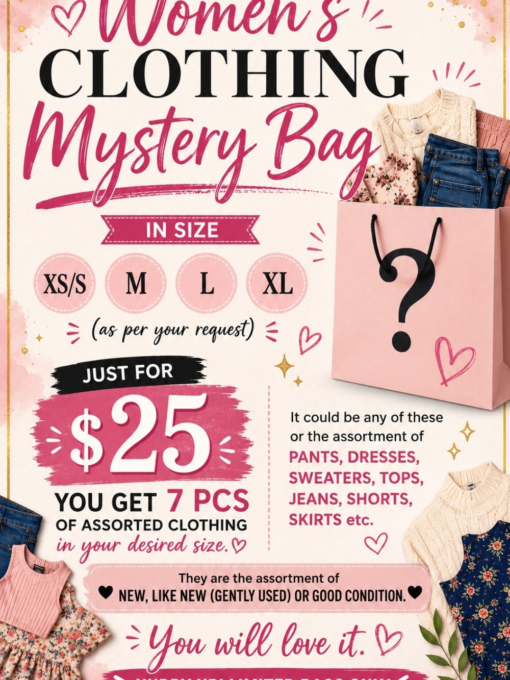 Women’s Clothing Mystery Bags